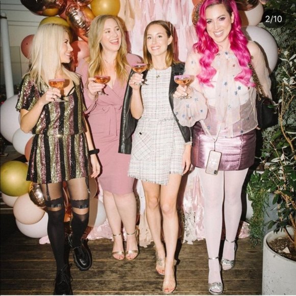 Zara Tweed Romper Jumper Jumpsuit XS Extra Small - Picture 7 of 11